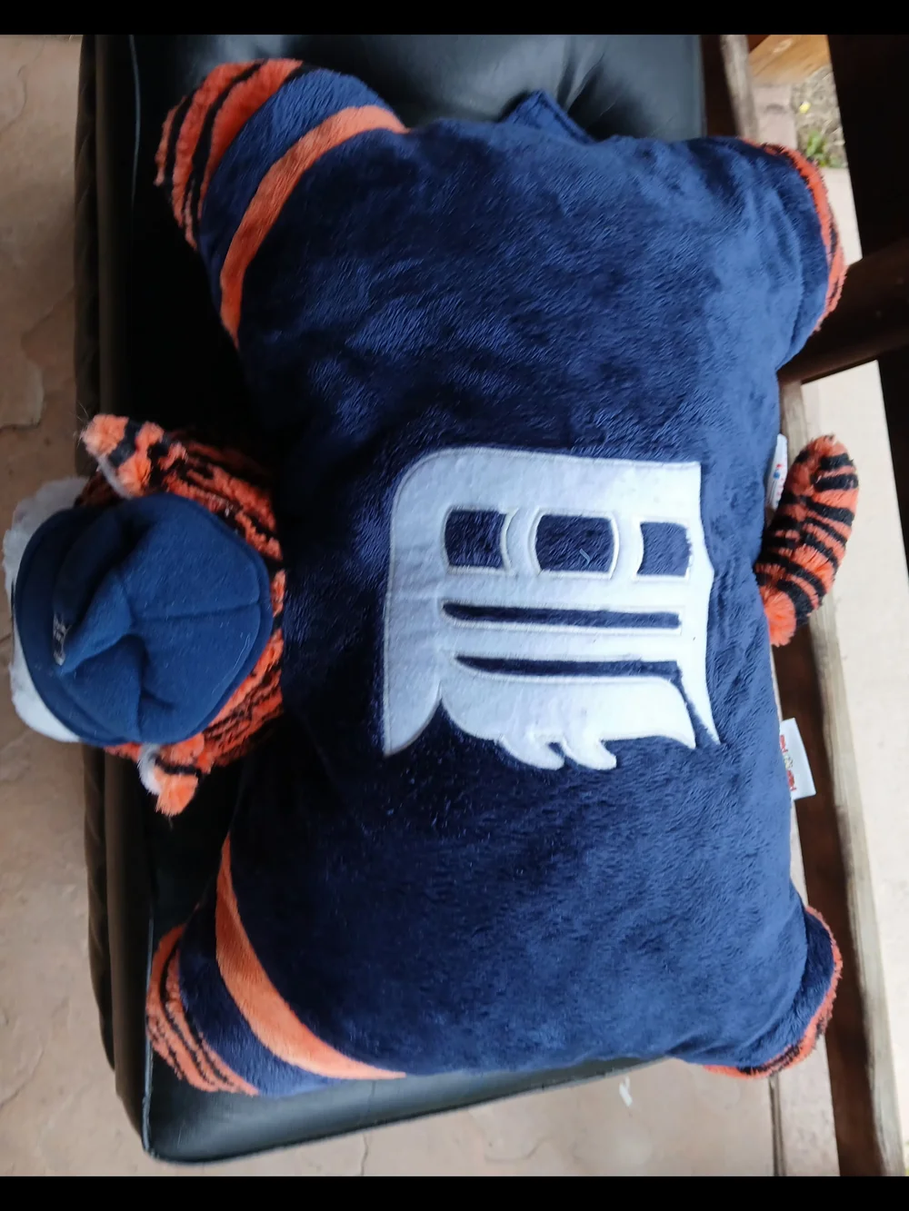 Kids Pillow Pets with Team-Style Detroit Tigers Patch